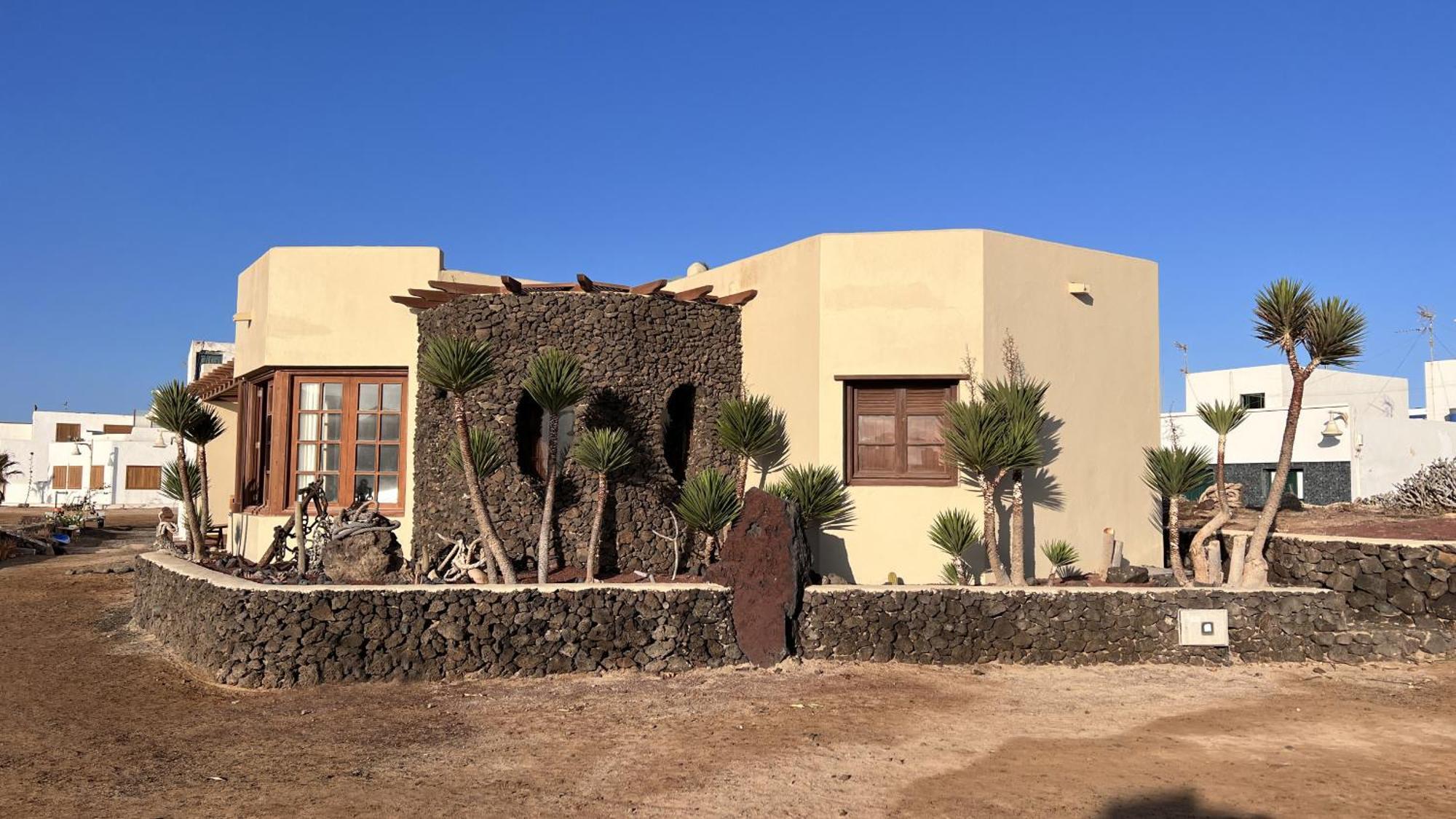 Flor De Cactus, La Graciosa Villa Caleta de Sebo Bagian luar foto